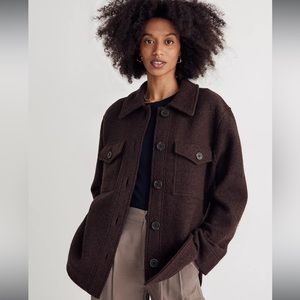 Madewell Boiled Wool Shirt Jacket